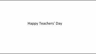 Happy Teachers' Day