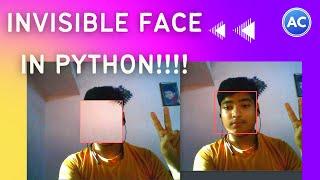 How to make face Invisible using Python | Python Magic | Very easy | Abhicoder