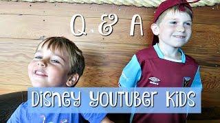 DISNEY YOUTUBER KIDS Q & A AND PLAY // Dedicated to DLP // Sarah & Squirrel Disneyland Paris