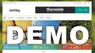 How To Make Islemag Look Like Demo - WordPress Theme Tutorial