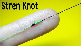 Connecting knot stren knot. How to tie a fishing line. Life hacks and homemade products for fishing