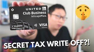 SECRET Tax Write-Off?! Chase United Club Business