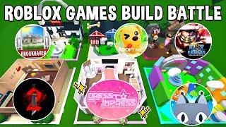 MEGA Roblox Game Build-Off CHALLENGE!