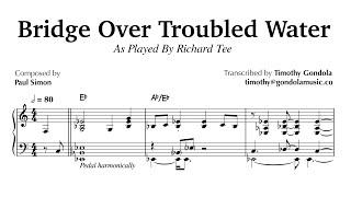 Richard Tee plays Bridge Over Troubled Water with Paul Simon