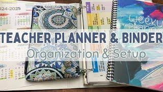 Homeschool Planners & Teacher Binder Set up and Organization + Schedule UPDATE