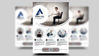 Professional Corporate Flyer | photoshop tutorials