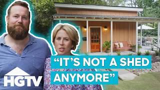 Ben And Erin Transform Unused “Shed” Into A Charming Guest House | Home Town