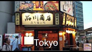 Tokyo Shinagawa Train Station area local restaurants walking tour