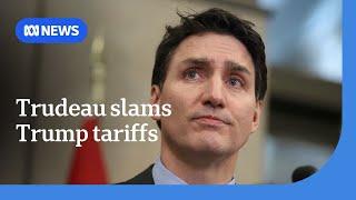 MOMENT: ‘This is a very dumb thing to do’: Trudeau slams Trump's Tariffs | ABC NEWS