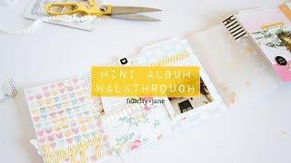 Mini Album Walkthrough: My Happy Place - Felicity Jane - Brie Kit