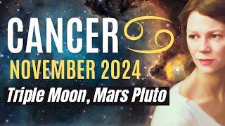 Big Changes in Relationships and Focus on Finances  CANCER NOVEMBER 2024 HOROSCOPE.