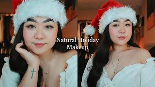 Quick & Easy Christmas Day Makeup Look | Festive Holiday Glam in Minutes