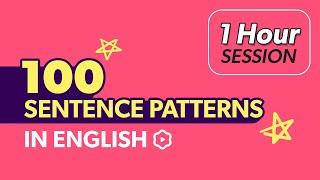 100 English Sentence Patterns | 1 Hour of English with Cake