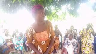 IDPs expressing appreciation as recipients from MoMoTwins Foundation