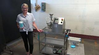 Fitzmill Lab Scale Stainless Steel Reduction Hammer Mill Demonstration