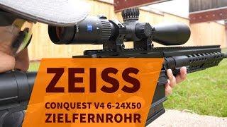 ZEISS Conquest V4 6-24x50: mit Zielfernrohr und einer HK MR 308 auf dem Schießstand