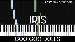 Goo Goo Dolls - Iris (Easy Piano Tutorial)