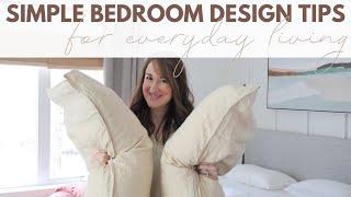 Simple and Easy Bedroom Decorating Ideas (That Go BEYOND Decor!)