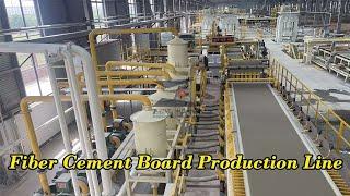 Fiber Cement Board Machinery Production Line With Flow-on , Calcium Silicate Board Prodution Line