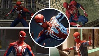 Evolution of the PS4 Advanced Suit in Spider-Man Games