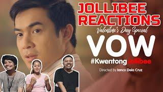 Kwentong Jollibee Commercials VOWS | First Time Reaction