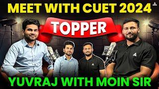 CUET 2024 Topper With Moin Sir 