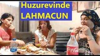 İLK DEFA LAHMACUN YEDİLER