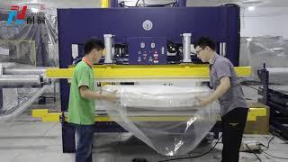 mattress compress packing machine