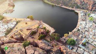 Badami Cave Temples 4K Aerial View | Karnataka Tourism