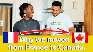 Why we moved from FRANCE to CANADA #couple #immigration #love #viralvideo