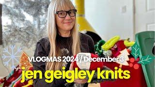 Vlogmas 2024 - Day 3 - Jen Geigley Knits - 12 FREE knitting patterns!