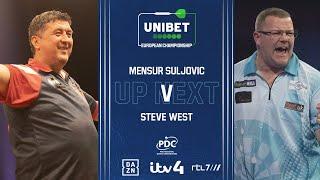 PDC European Championship 2020 Round 2 Mensur Suljovic vs Steve West Part3 2020 10 30 HUN