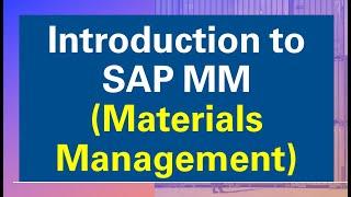 What is SAP MM What is SAP Material Management #SAP #SAPMM #interview #job #interviewquestions