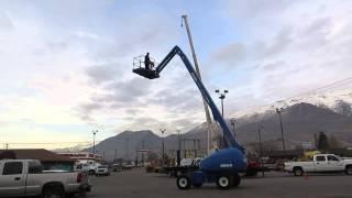 SOLD Manlift Boom Lift 60' Upright SB60 4x4 Dual Fuel with Jib Aerial FOR SALE $16,800