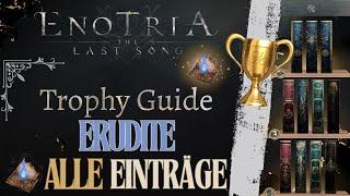 Enotria The Last Song: Trophy Guide - Alle Kompendium Einträge [Erudite]