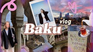 WENT TO BAKU ALONE?! | places, bars, museums, shopping, restaurants