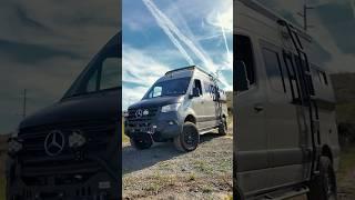 This 4x4 Turbo diesel Sprinter van has it ALL! #vanlife #sprinter #4x4 #overland