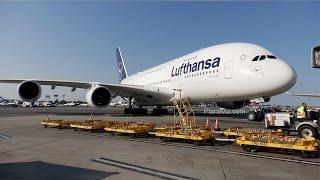 Lufthansa A380 Boston