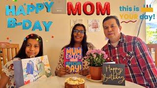 A very simple Birthday Celebration of Mommy Shama | Filipino Indian Family in the UK