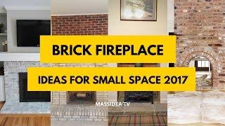 50+ Awesome Brick Fireplace Ideas for Small Space 2017