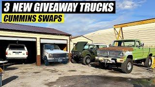 We Bought 3 Retro Trucks To Giveaway! Shop Update Vlog