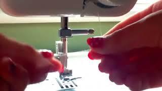 How to thread an LS14 Brother sewing machine|Cotton and Bobbin