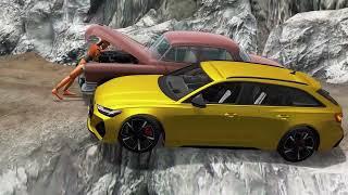 Cars vs Cliff Roads – BeamNG Drive