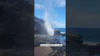 Famous Nakalele Blowhole on Maui. #geology #hawaii #travel