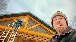 Our Garage Gets Its Timberframe ￼Facelift