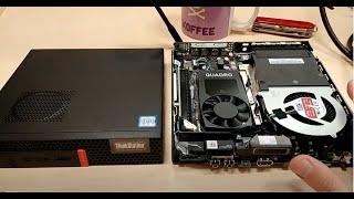 Lenovo ThinkStation P330 TINY Gen2 Benchmark, Review, & A Look Inside 4 Upgrade Potential 30cf002mus