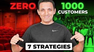 7 SMART Strategies to get your first 1000 Customers as a Coach