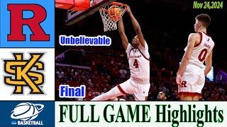 Rutgers vs Kennesaw State [ FULL GAME Highlights ] Nov 24,2024 |College basketball 2024 | Ncaa today