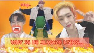 mingi is a liar with his pants on fire