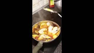 Frying catfish